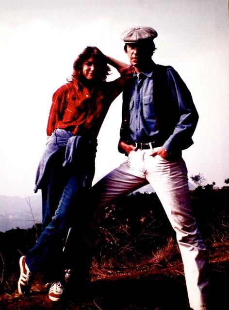 Rick Lenz and Linda Lenz in Griffith Park.