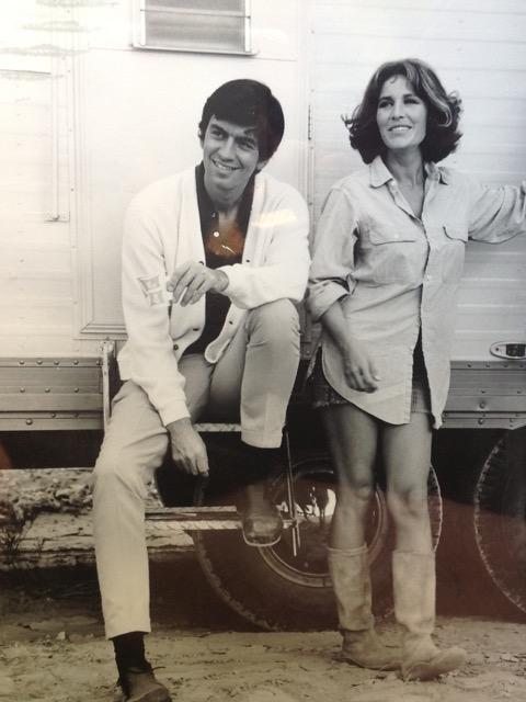 Rick Lenz and Michele Carey in a still shot from Scandalous John.