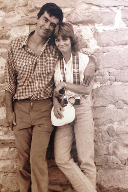 Rick Lenz and his sister, Deb, in Wyoming.