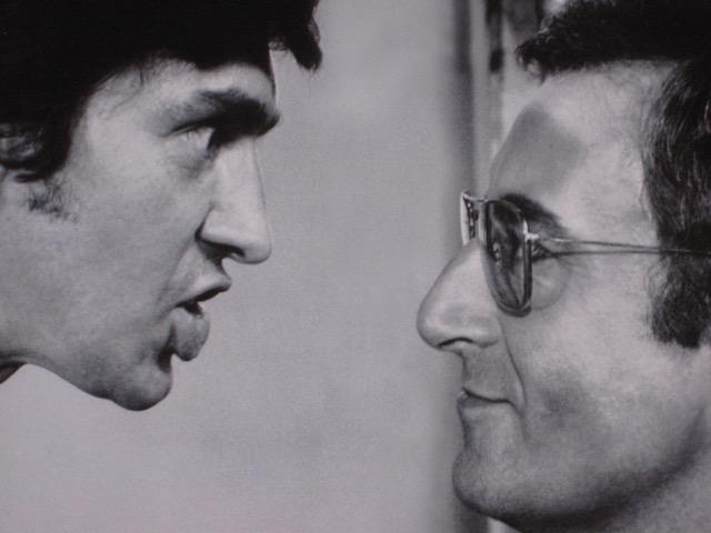 Rick Lenz and Peter Sellers in a still shot from Where Does It Hurt?